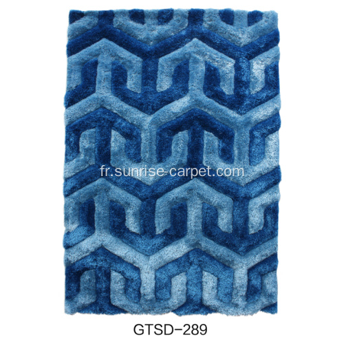 Motif mélangé de tapis de design moderne et époustouflant